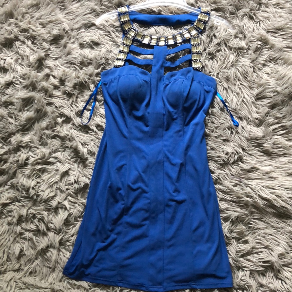 BLUE PROM DRESS